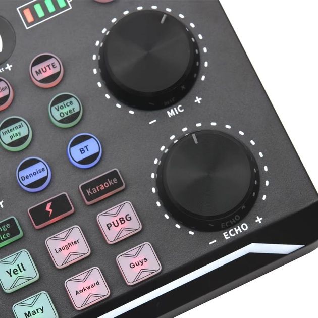 Студійна звукова карта для стримінгу та запису звуку Sound F988