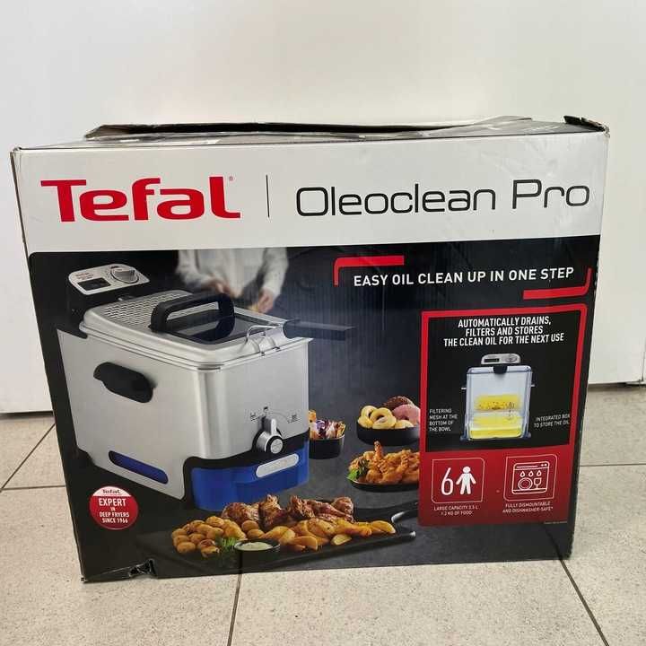 Frytkownica tradycyjna Tefal FR8040 - 2300W srebrna