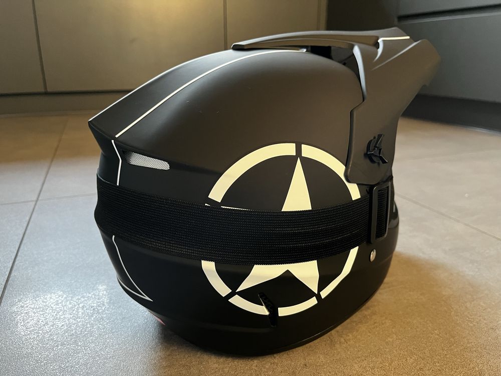 Kask motocyklowy cross enduro atv quad MTB nowy rozmiar L jak UFO ORZ