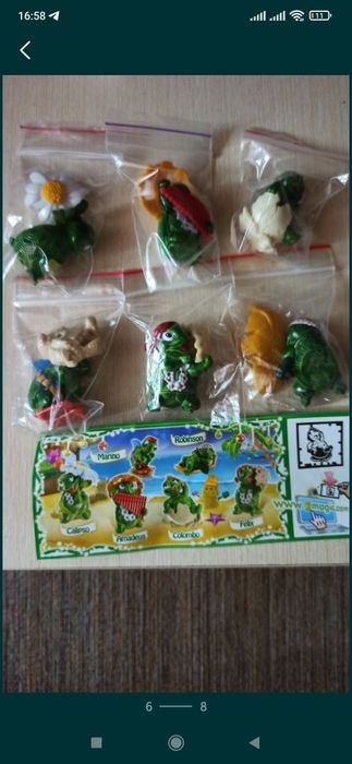 Продам серии Киндер Белоснежка, Черепахи, Феи