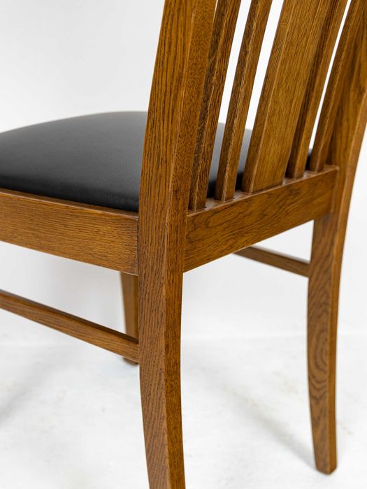 Nowe Krzesło Secesyjne Dębowe Replika Stylowe Dąb Secesja Art Nouveau