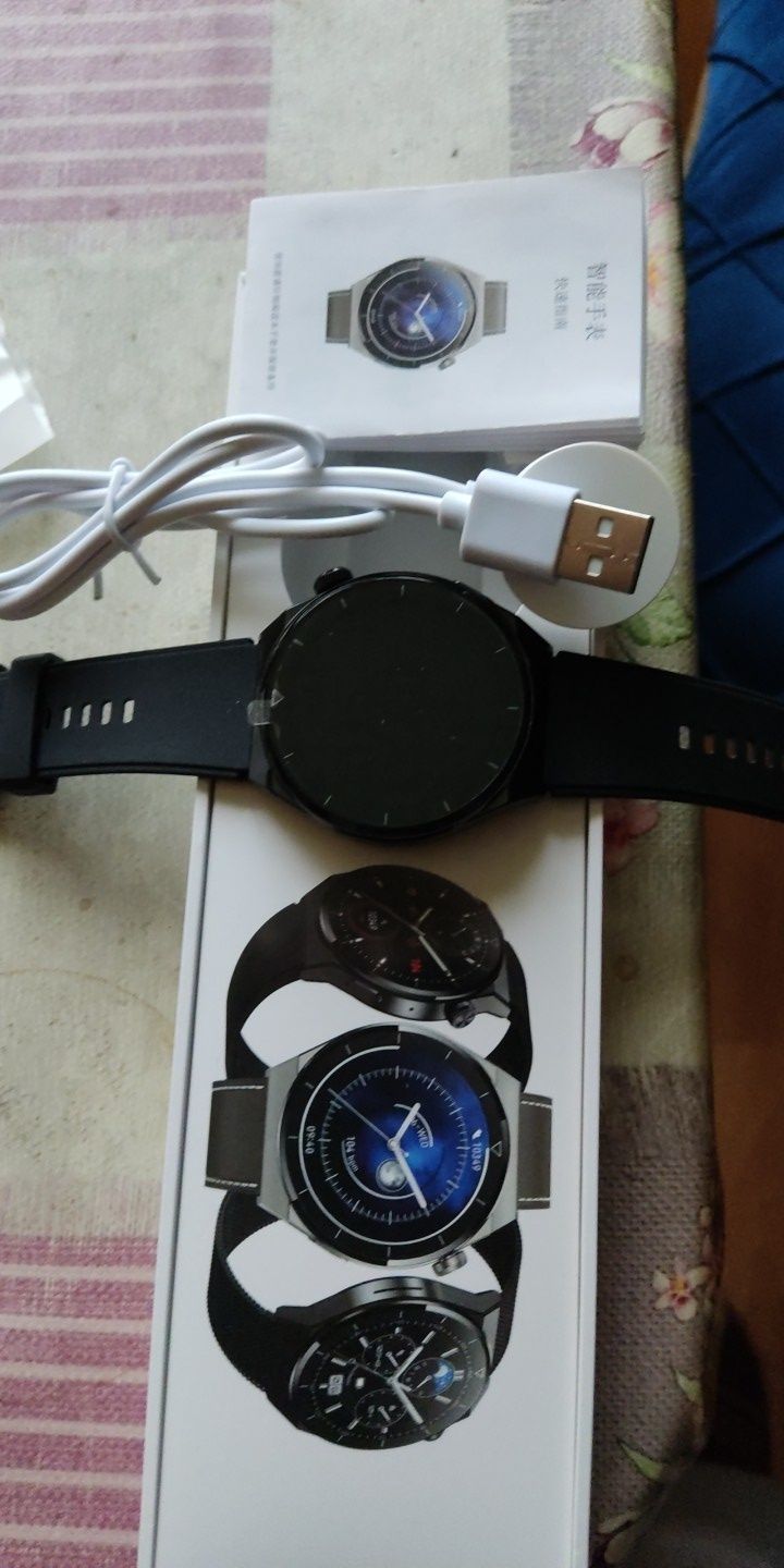 Smart watch GT3 Amoled . Gadający zegarek