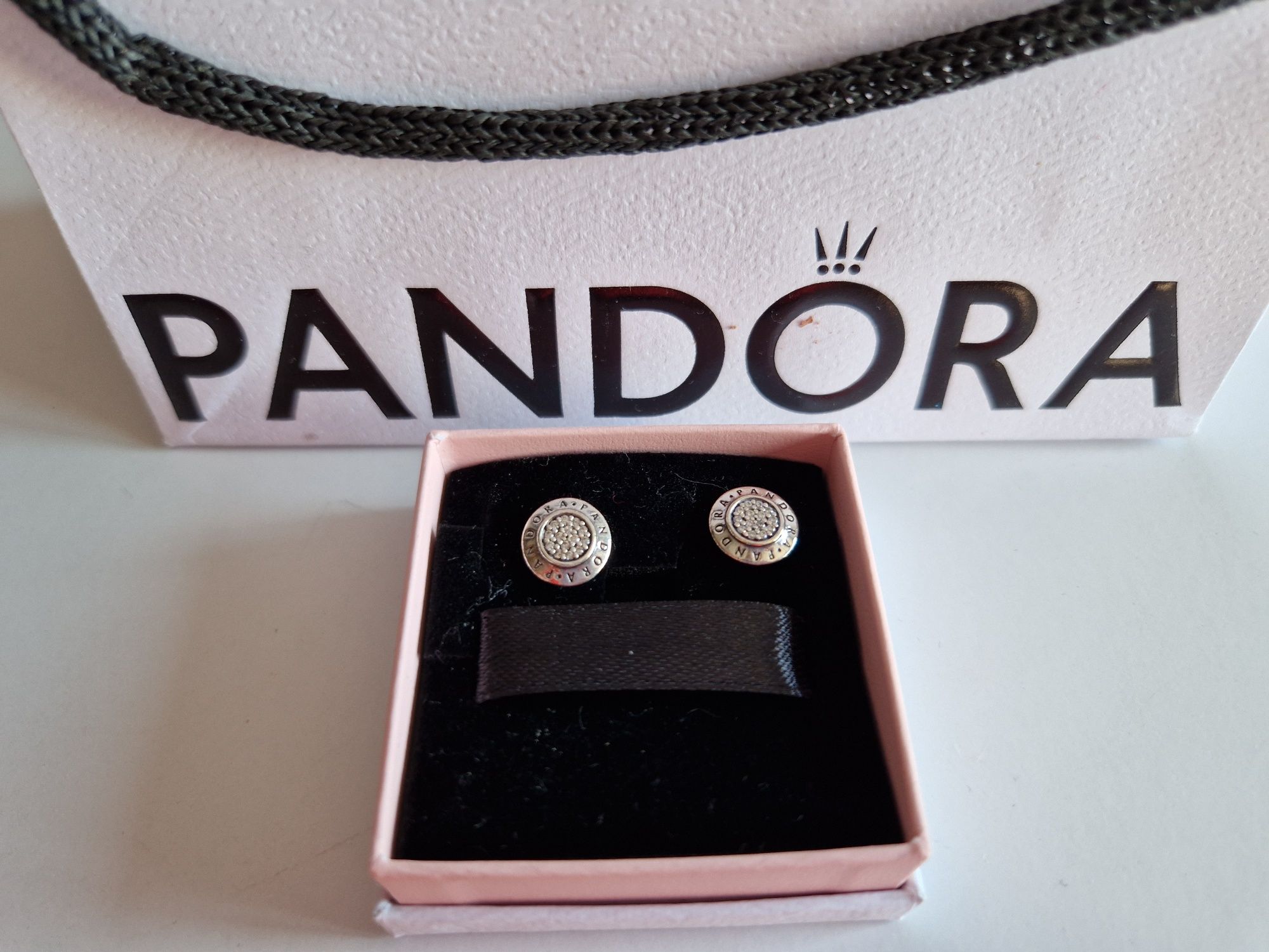 Nowe kolczyki srebrne Pandora
