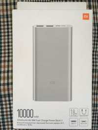 Новий протиударний Xiaomi Mi Power bank 3 10000mAh 18W сріблястий