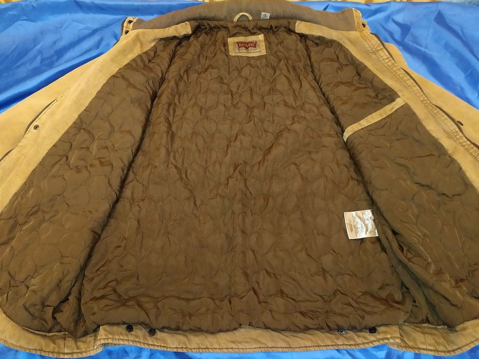 Куртка LEVI'S утепленная, пилот, цвет койот, р.XL,54-56