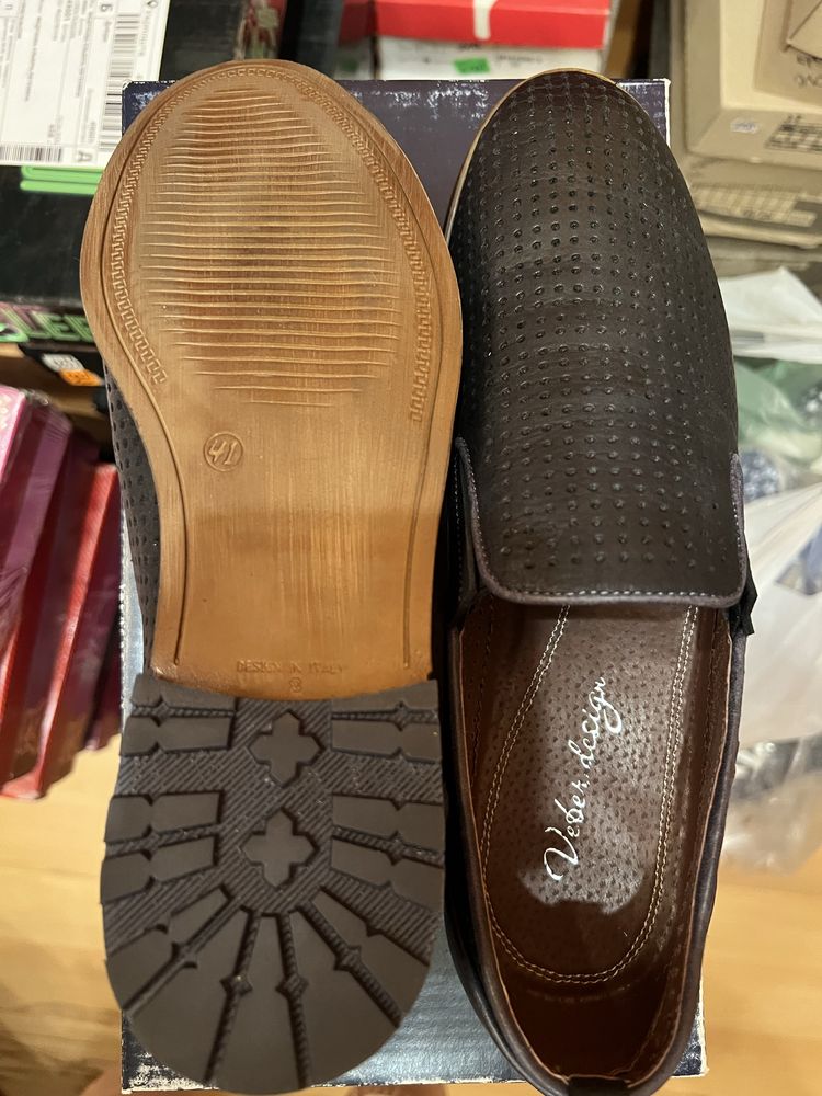 Продам мокасины. Новые. Кожа.