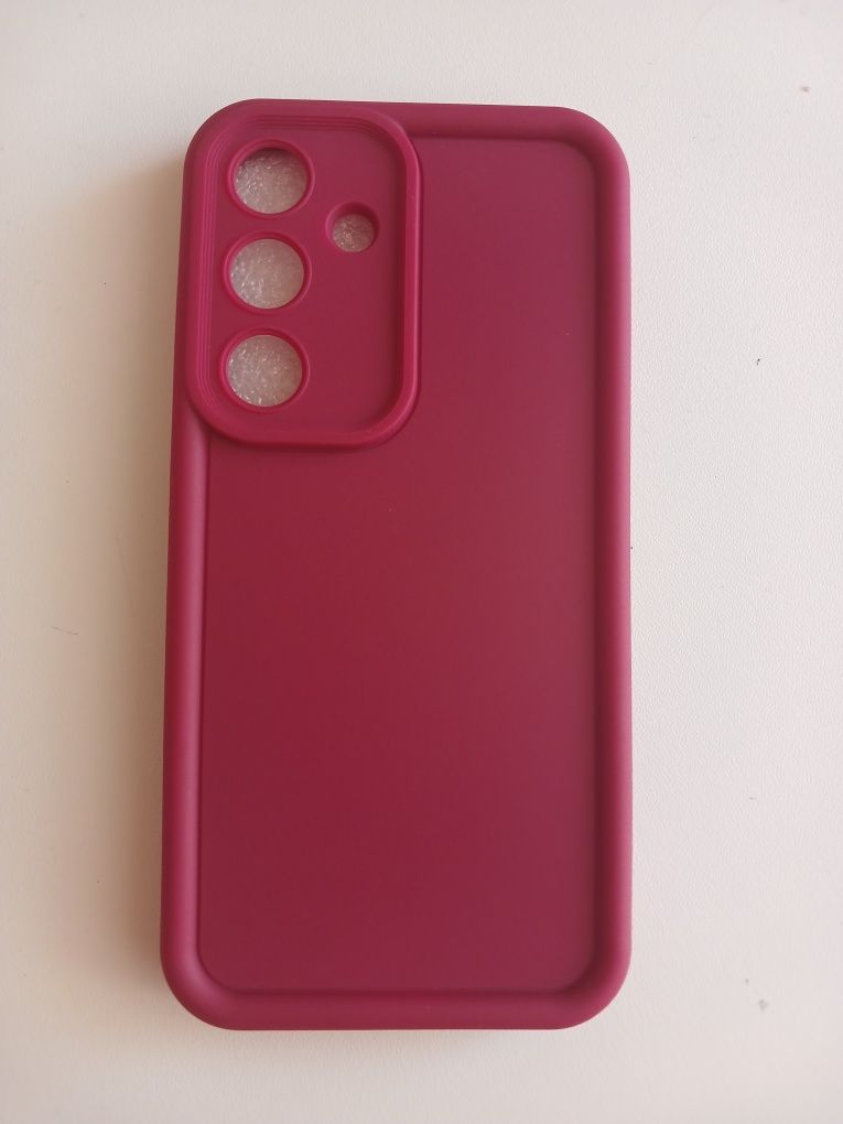 Чохол на телефон Samsung galaxy S24, вишневий колір ( пишіть в  олх )