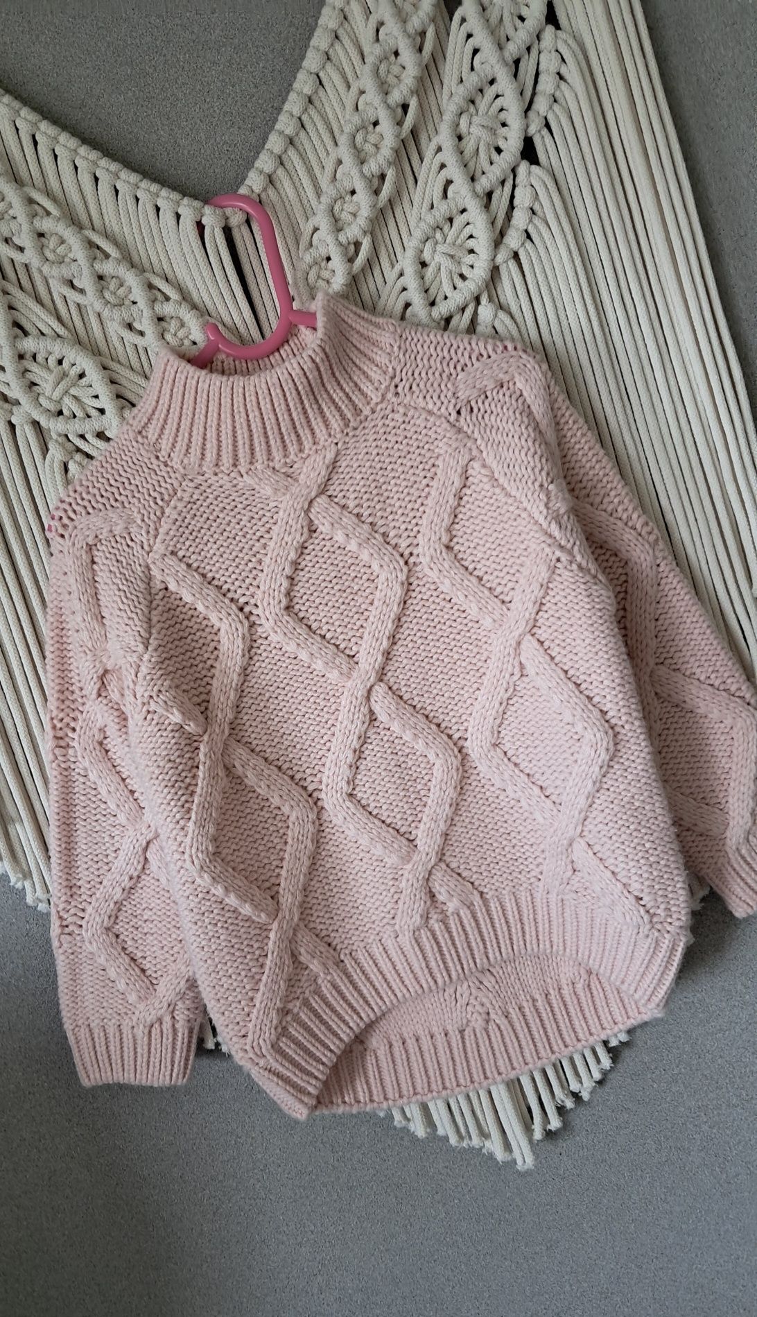 Reserved pudroworóżowy sweter z półgolfem R 104