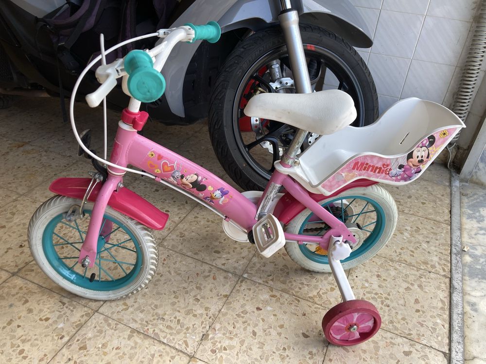Bicicleta da Minnie 12’’ de criança em bom estado.