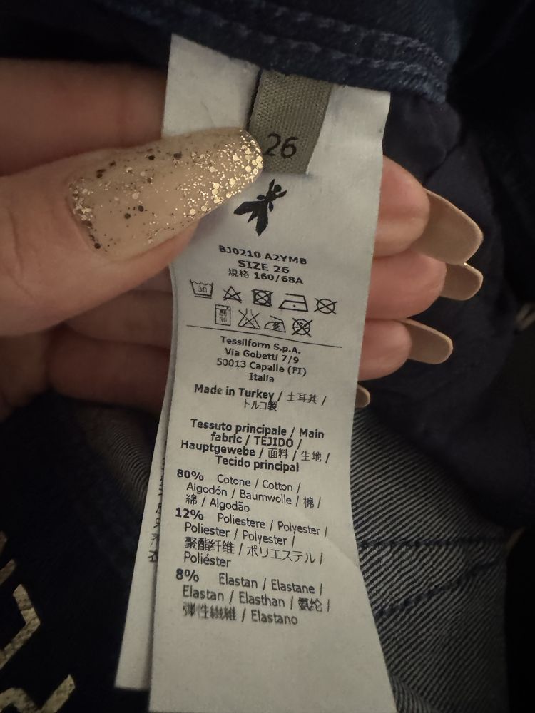 Oryginalne , nowe spodnie Patrizia Pepe 26 jeans z metką okazja