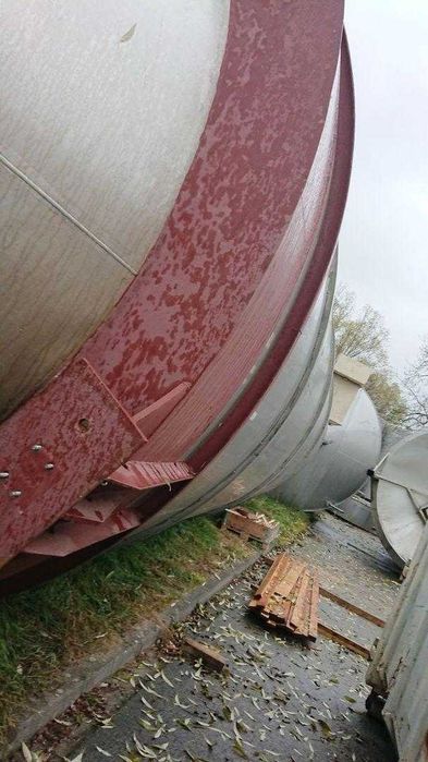 Zbiorniki ze stali nierdzewnej 180m3 do produktów sypkich