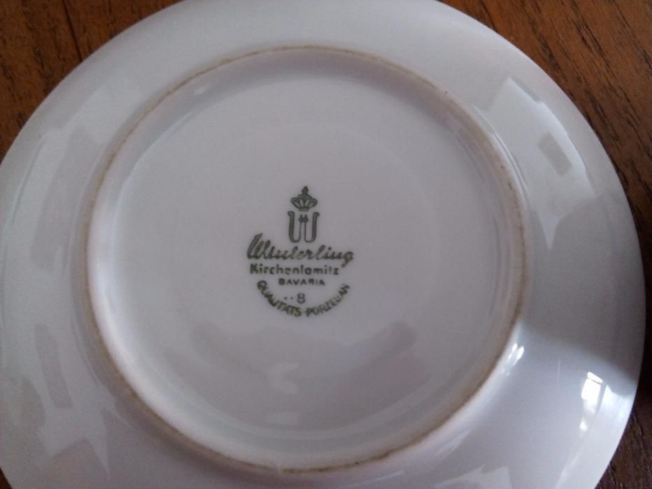 Chávenas e pires vintage decoração