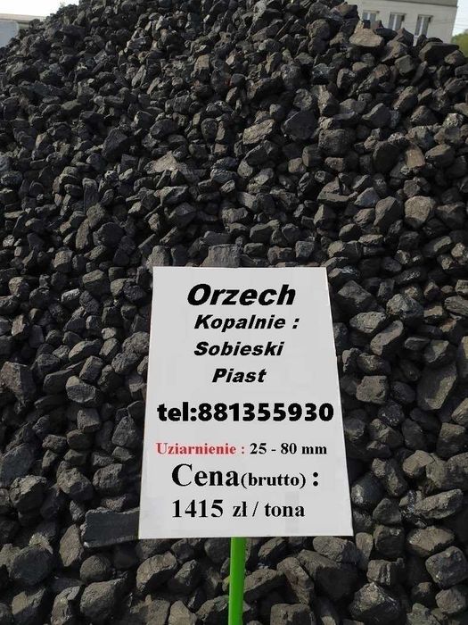 Węgiel ORZECH KOSTKA ekogroszek POLSKI Sobieski Piast Wesoła