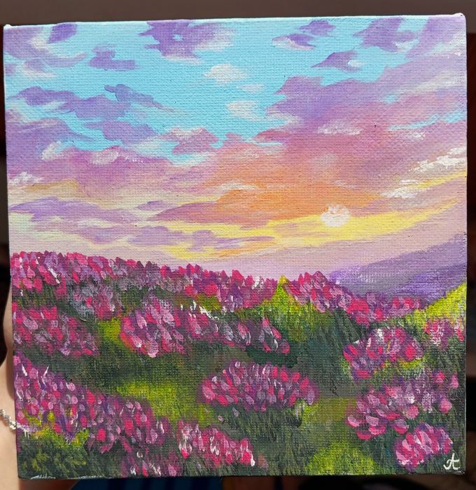 Картина на полотні "Квіткове поле"