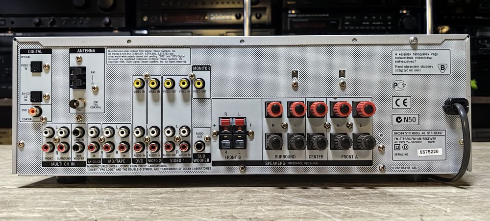 Ресивер Sony STR-DE497/Optical/8Ω