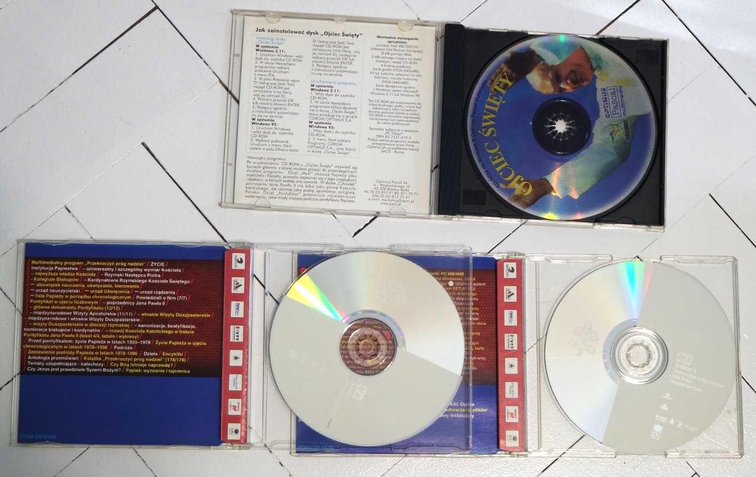 Papież Jan Paweł 2 cd płyty film religia