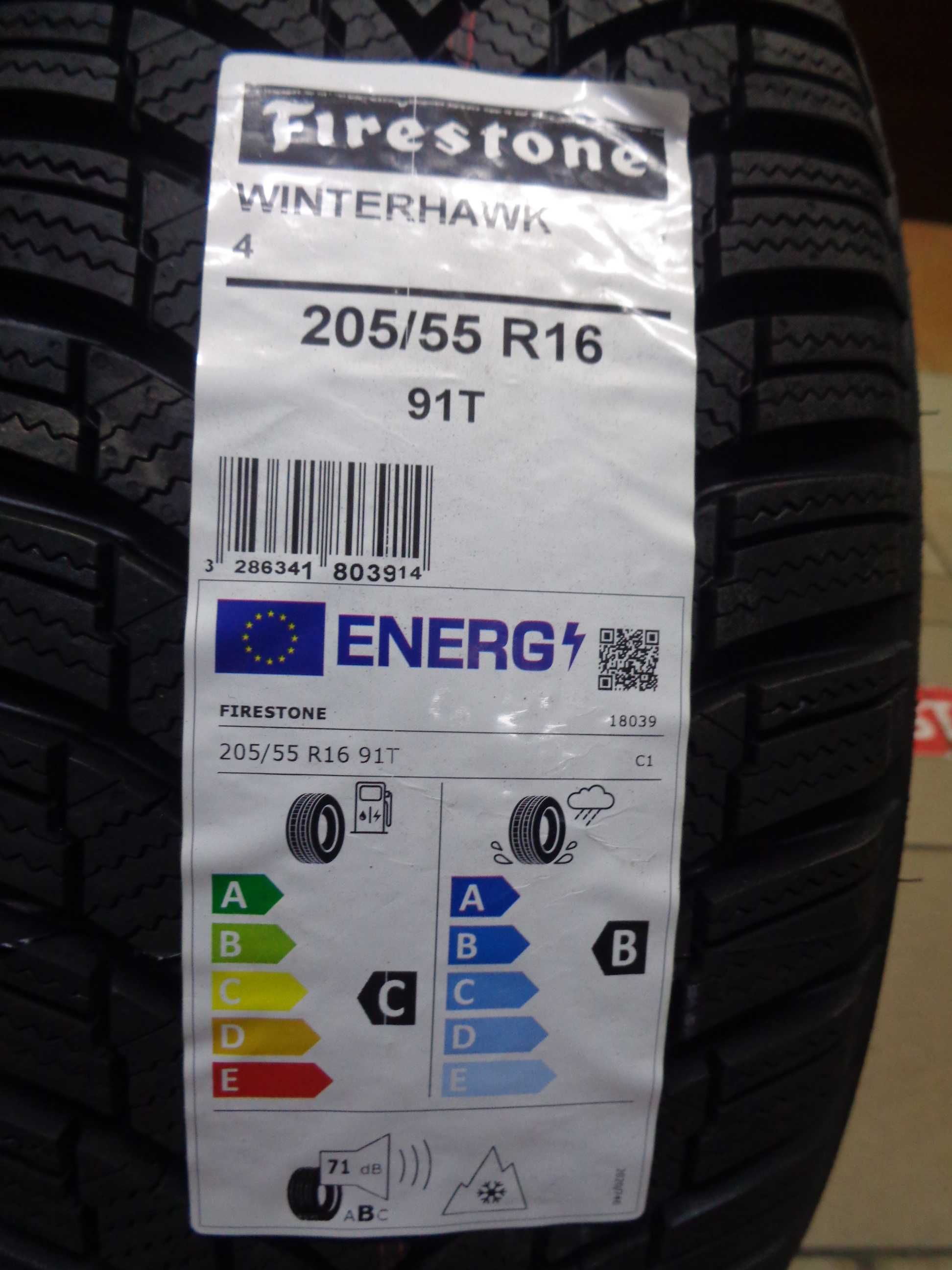 205/55R16 FIRESTONE WINTERHAWK 4 - NOWY MODEL opony zimowe ,Dobra Cena