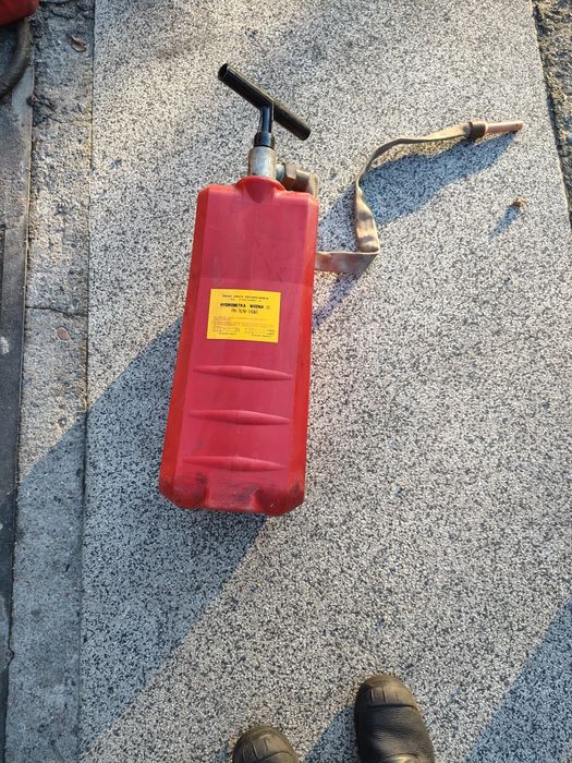 SPRAWNA Hydronetka wodna 20l z wężem gaśnica nawadnianie ogród sikawka