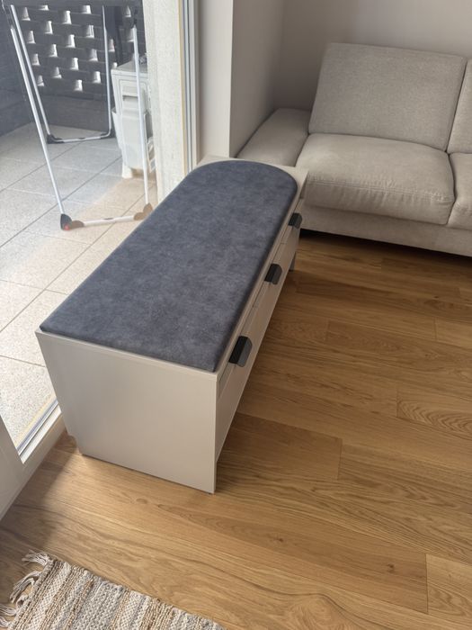 Nowa szafka na buty z siedziskiem ławka „górna półka”