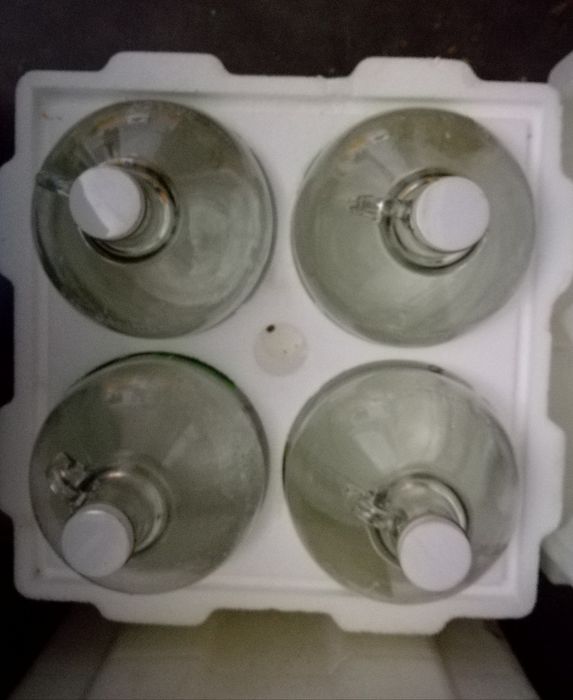 Garrafões de Vidro Branco de 1 Galão (3,78 litros)
