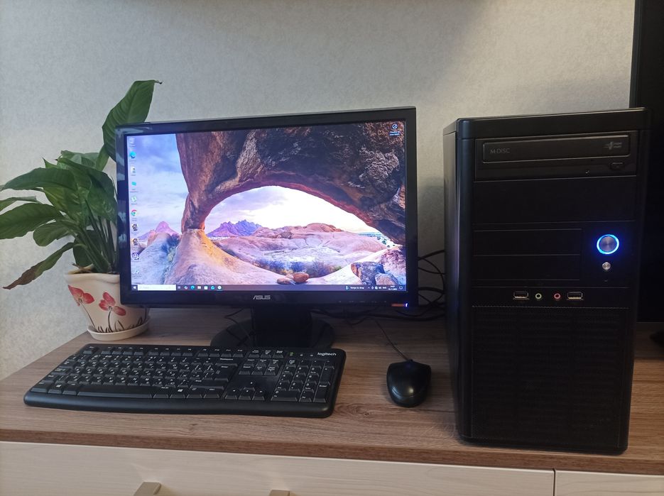 ПК і3, 16гб DDR4, 8гб відео, SSD120, HDD500