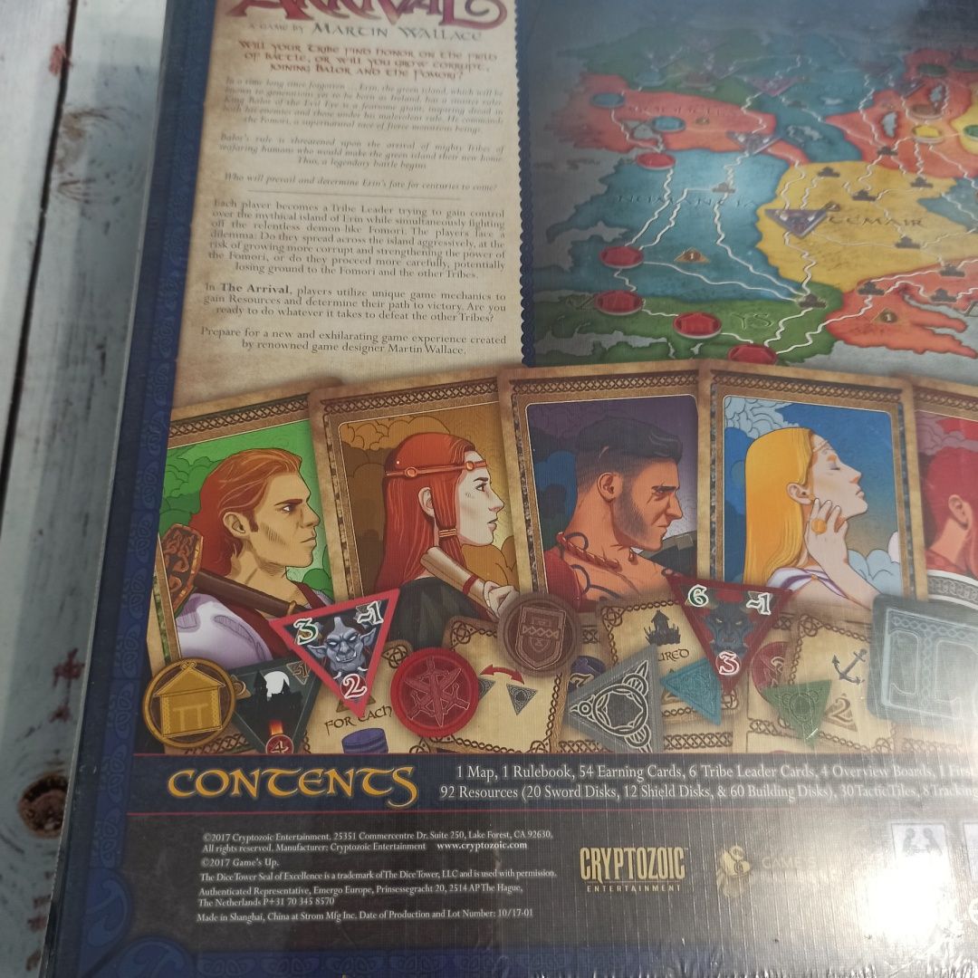 THE ARRIVAL - a game by MARTIN WALLACE - nowa w folii