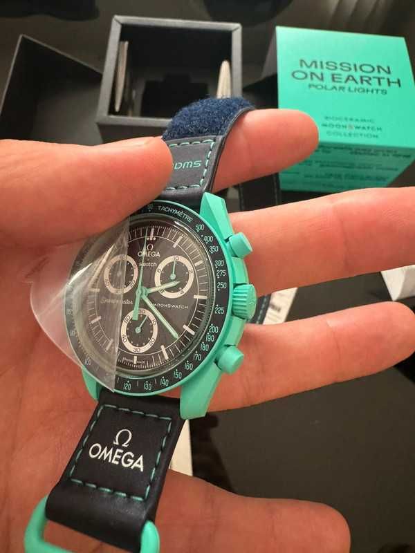 Omega Swatch Polar Lights – SO33L103 Zorza Promocja