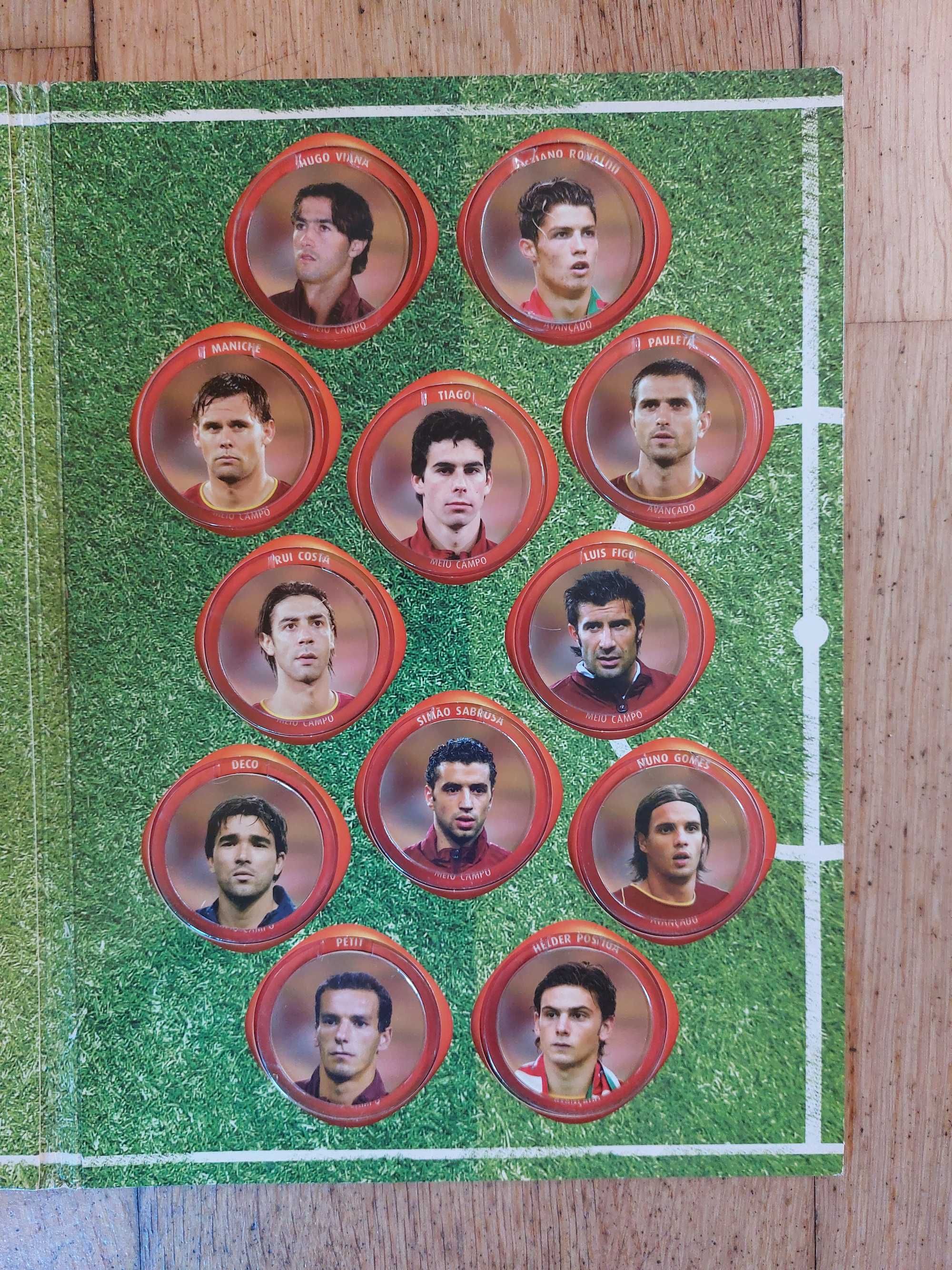 Caderneta Oficial Selecção 2004 - Completa