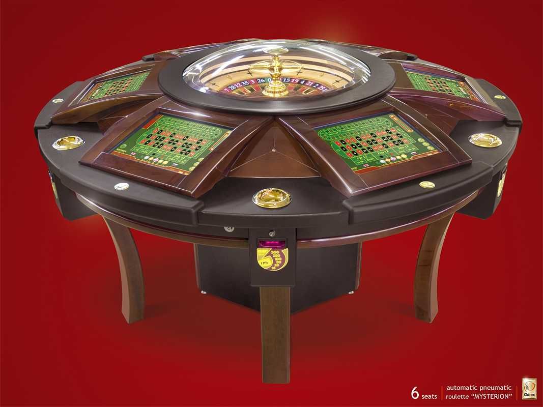 Ігрова рулетка пневматична 6-ти місц Одрекс для ігрових залів і казино