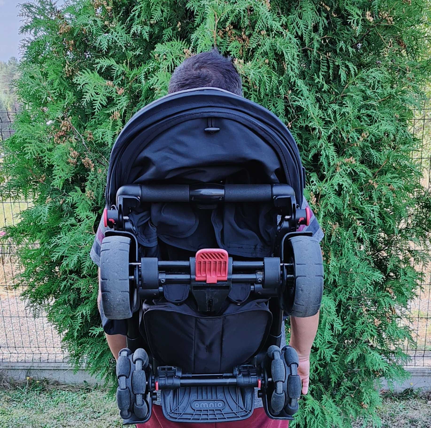 Omnio v2 spacerówka terenowa składana w plecak dla dziecka do 22kg