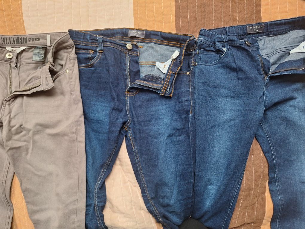 Spodnie jeansy rozm. 164 reserved h&,m
