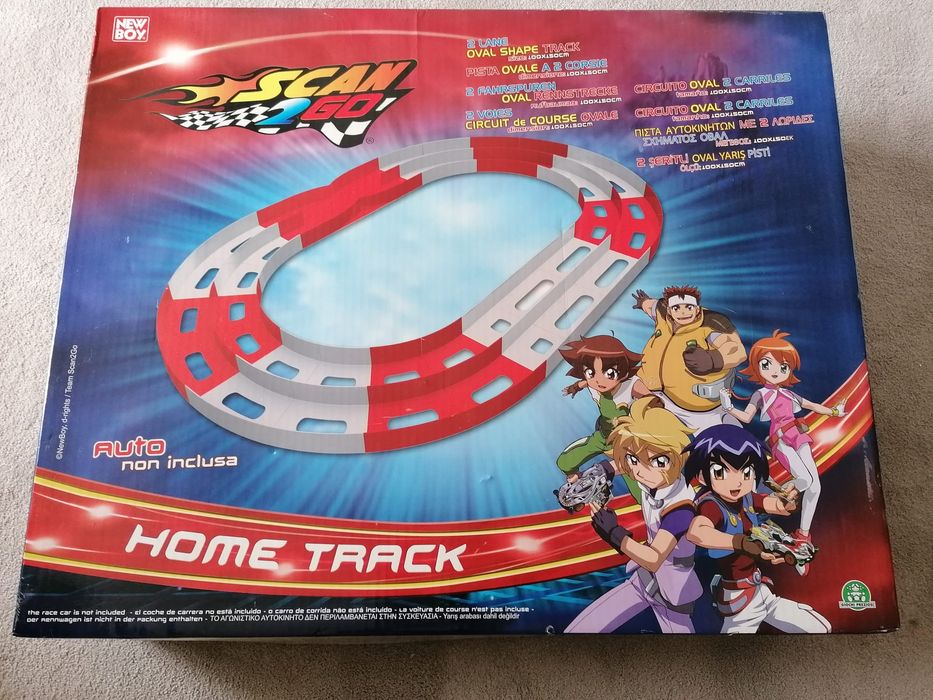 Pista de carros Scan to go