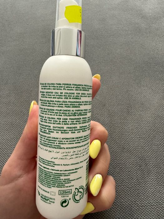 Conjunto shampoos e perfume para cães