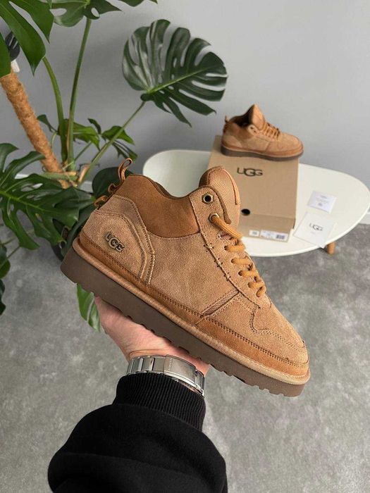 Уггі UGG Highland Hi Heritage Chestnut бежеві замша