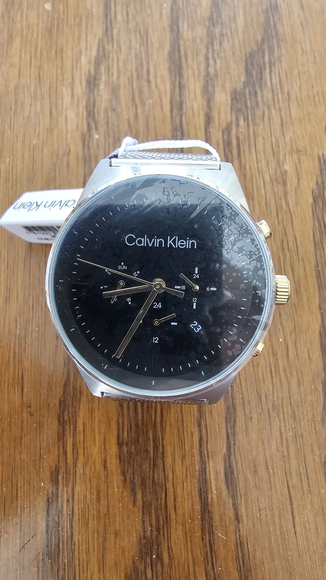 Zegarek Calvin Klein nowy srebrny