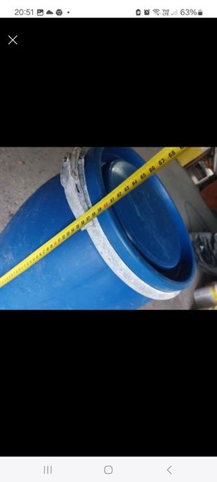 Beczka plastikowa 55l spożywka hurt/100dzt