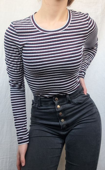 Лонгслів жіночий смугастий