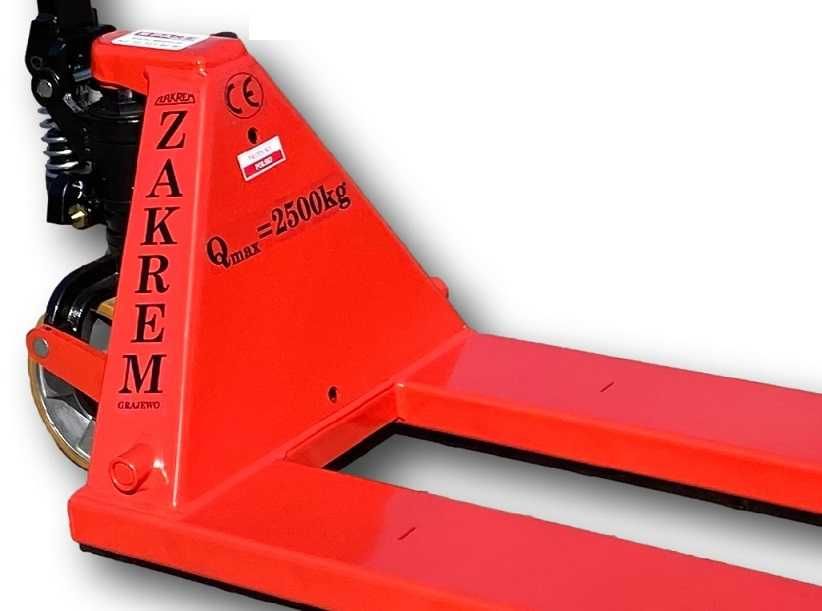 Paleciak, wózek widłowy ręczy paletowy Zakrem WRU4. Najwyższa jakość.