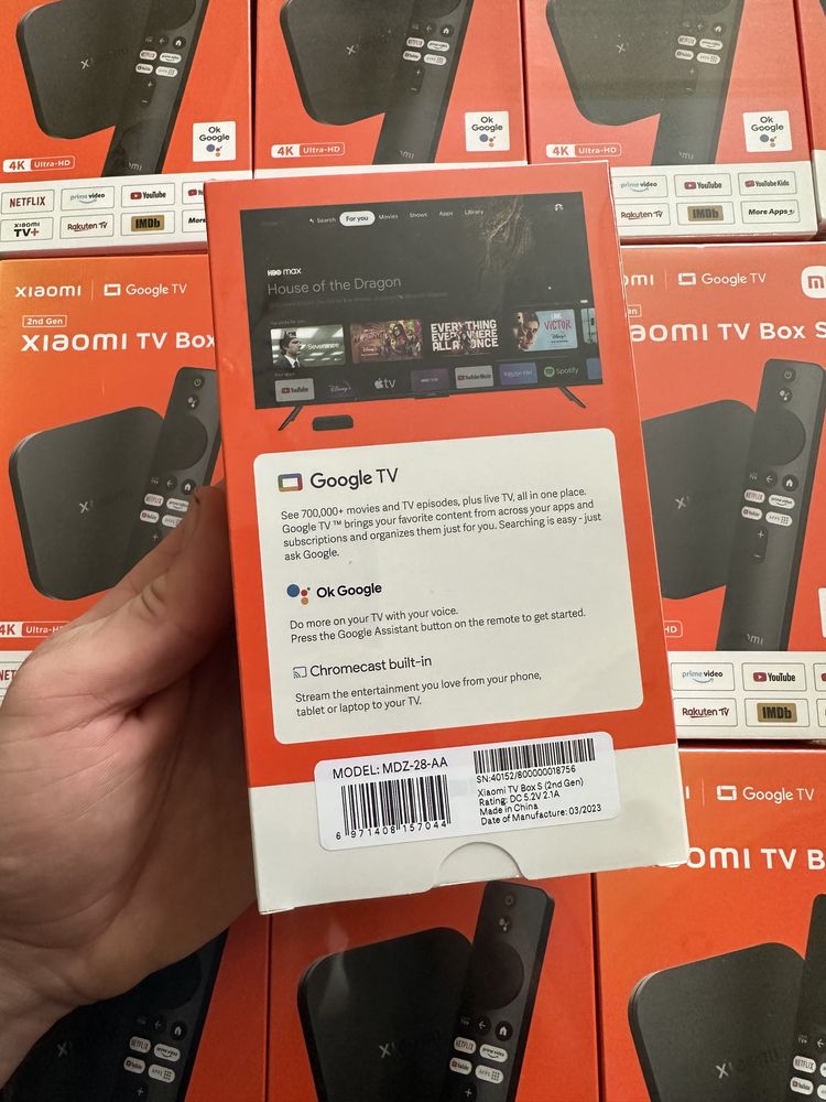 ТОП ЦІНА SmartTV Xiaomi Mi Box S 4K 2nd Gen MDZ-28-AA Медіаплеєр 2023