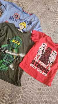 T shirty Ninjago Star Wars rozm. 122/128