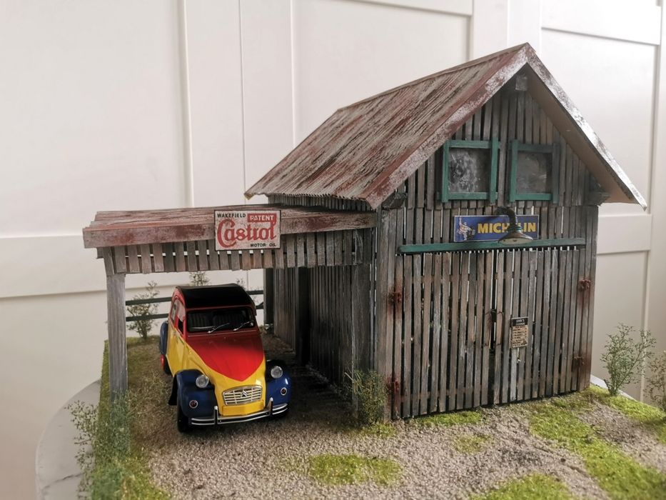 Makieta Diorama 1:18 modele samochodów autoart kyosho norev solido gt