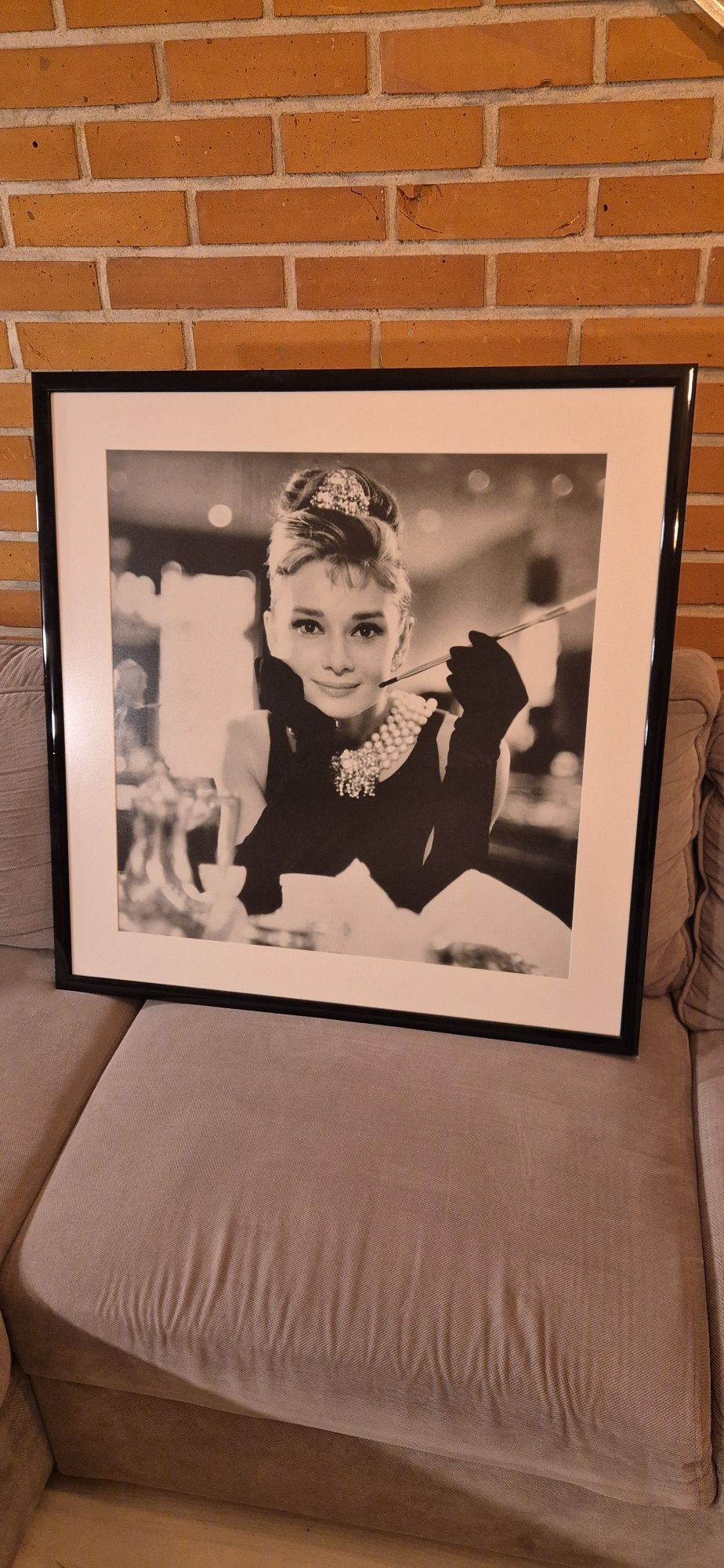Obraz 80x80, Audrey Hepburn, Śniadanie u Tiffany'ego