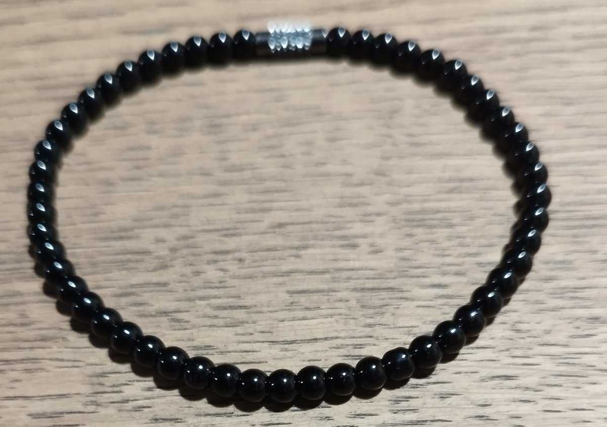 Naszyjnik męski Handmade z „Onyksu”