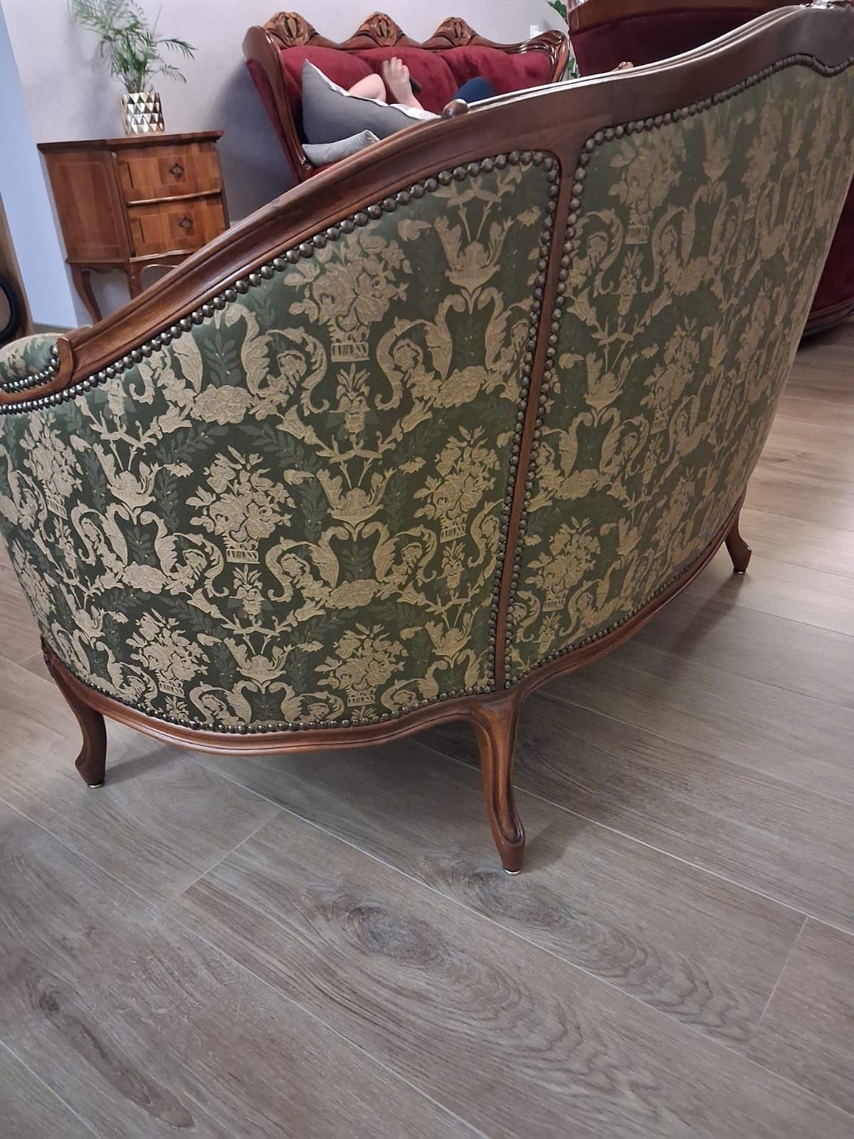 Sofa+ 2 fotele ludwik berżera po renowacji