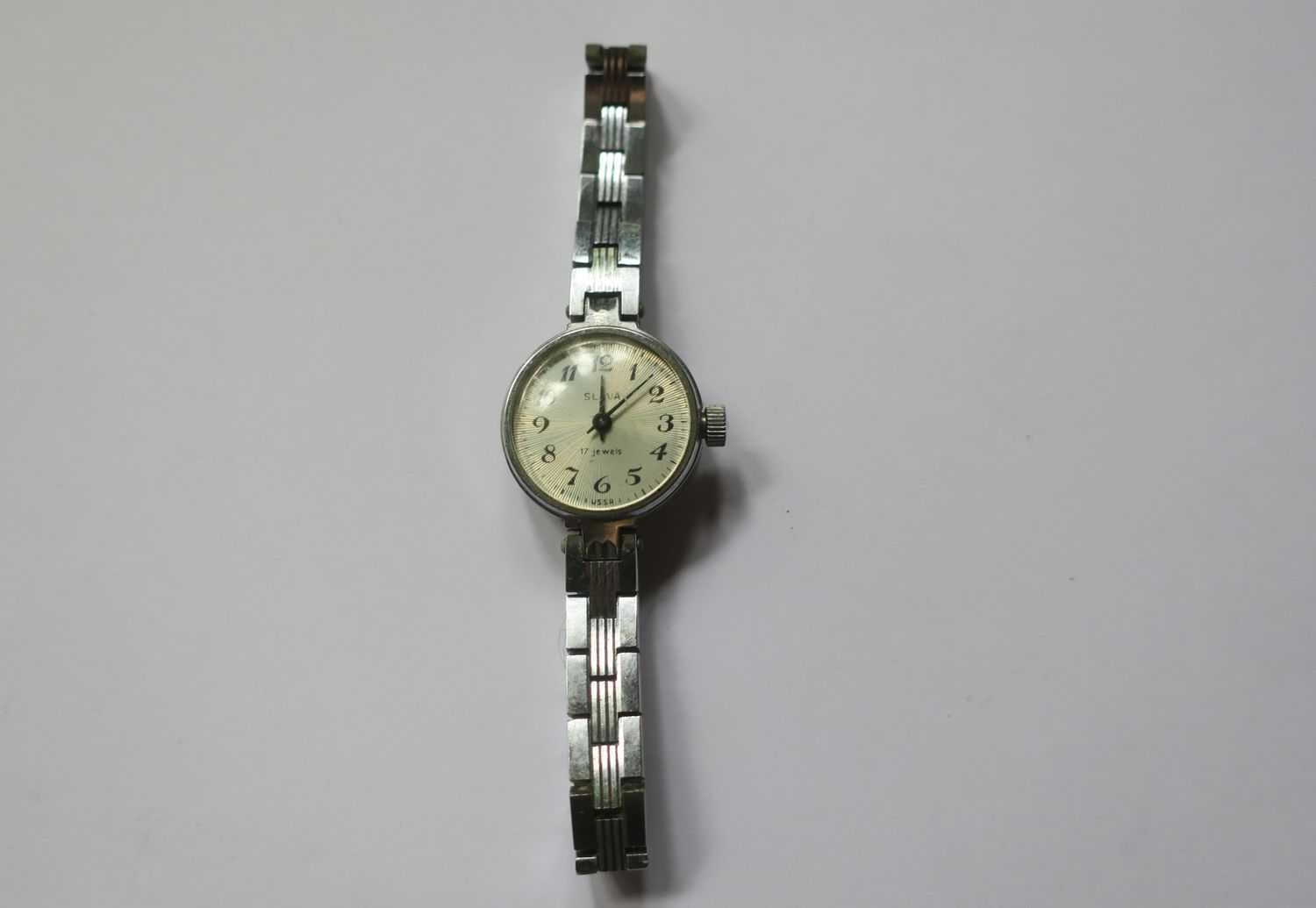 Stary historyczny zegarek Slava 17 Jewels USSR