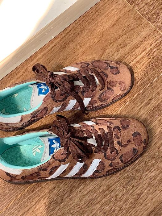 buty damskie Trampki Leopard print brązowy nowy R.36