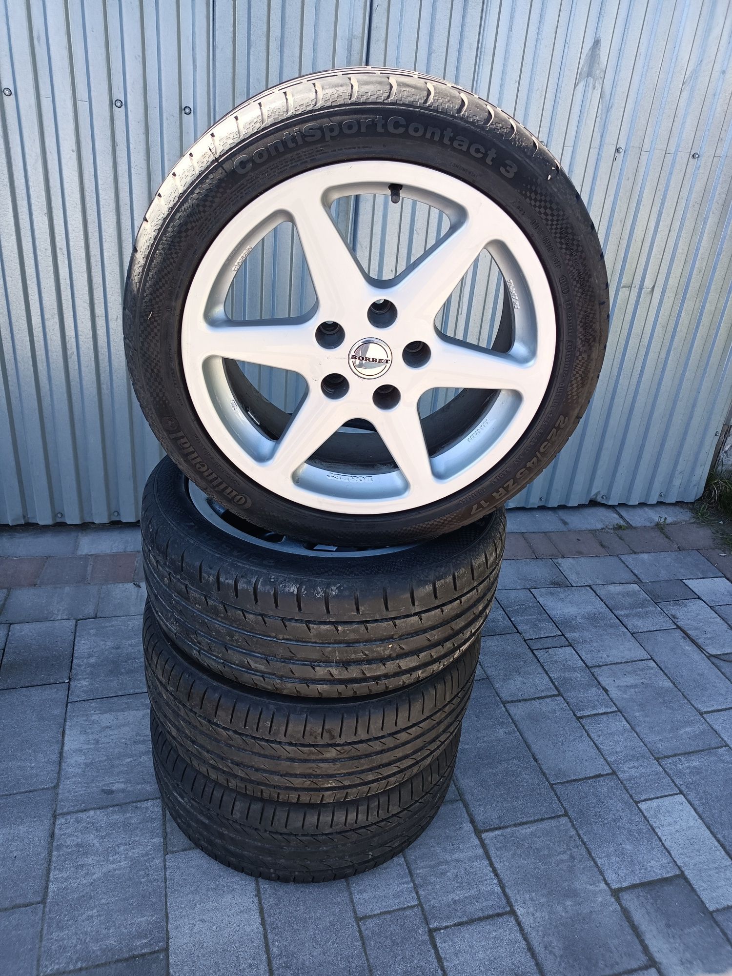 4 Alufelgi BORBETY 5x120. ET30. 7.5Jx17H2