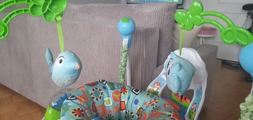 Skoczek jumper interaktywny, obrotowy, edukacyjny