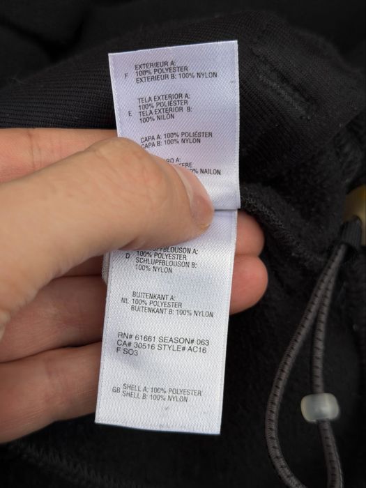 Czarna rozpinana bluza polar fleece  wpinka The North Face, rozmiar S