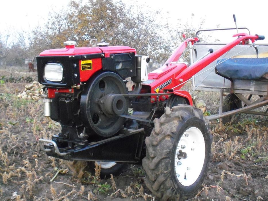 Мотоблок ТЕРМІНОВО Forte SH-81 + плуг + фреза